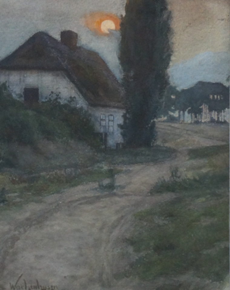 fw_0000_Morgensonne_auf_dem_Darss_Mischtechnik_30x24cm