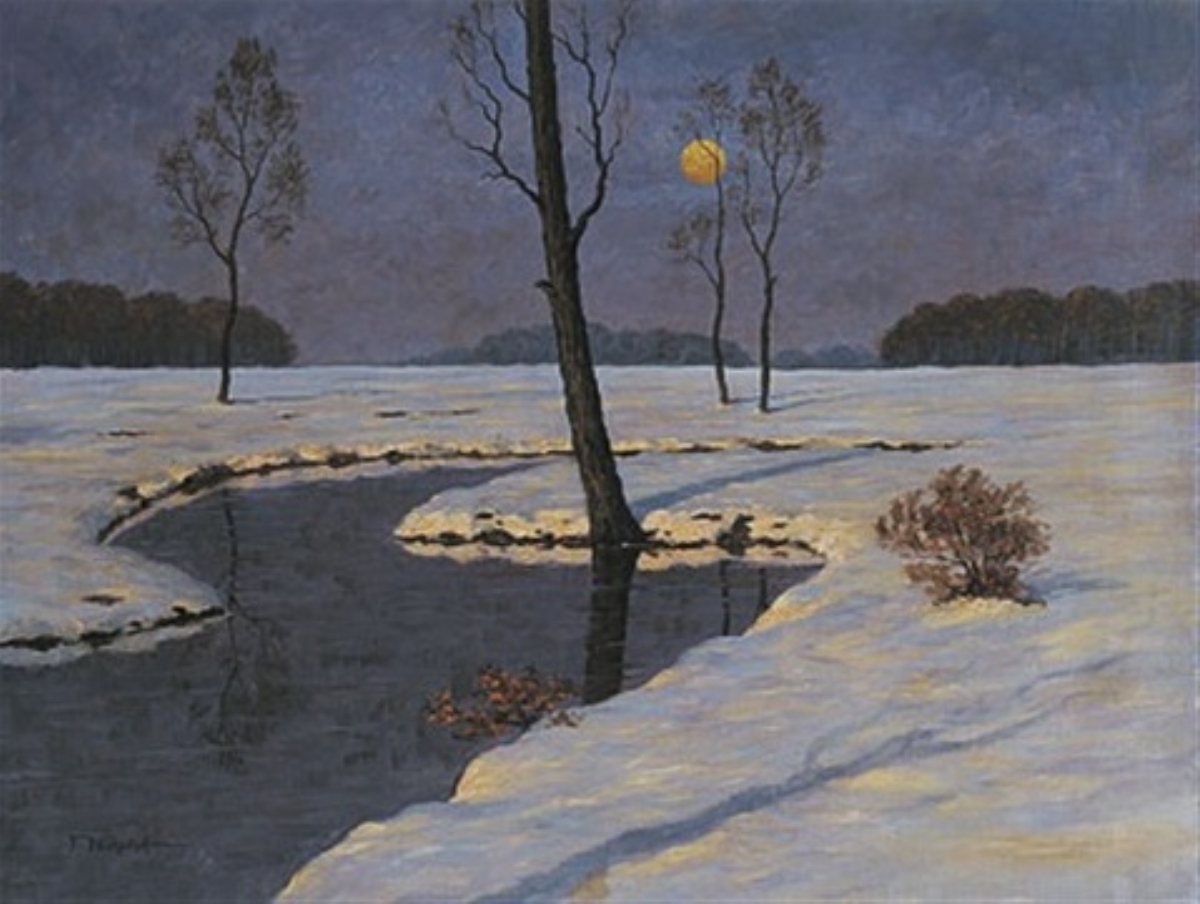 fw_1895uMond_ueber_winterlicher_Landschaft_Oel_auf_Leinwand_55x72cm