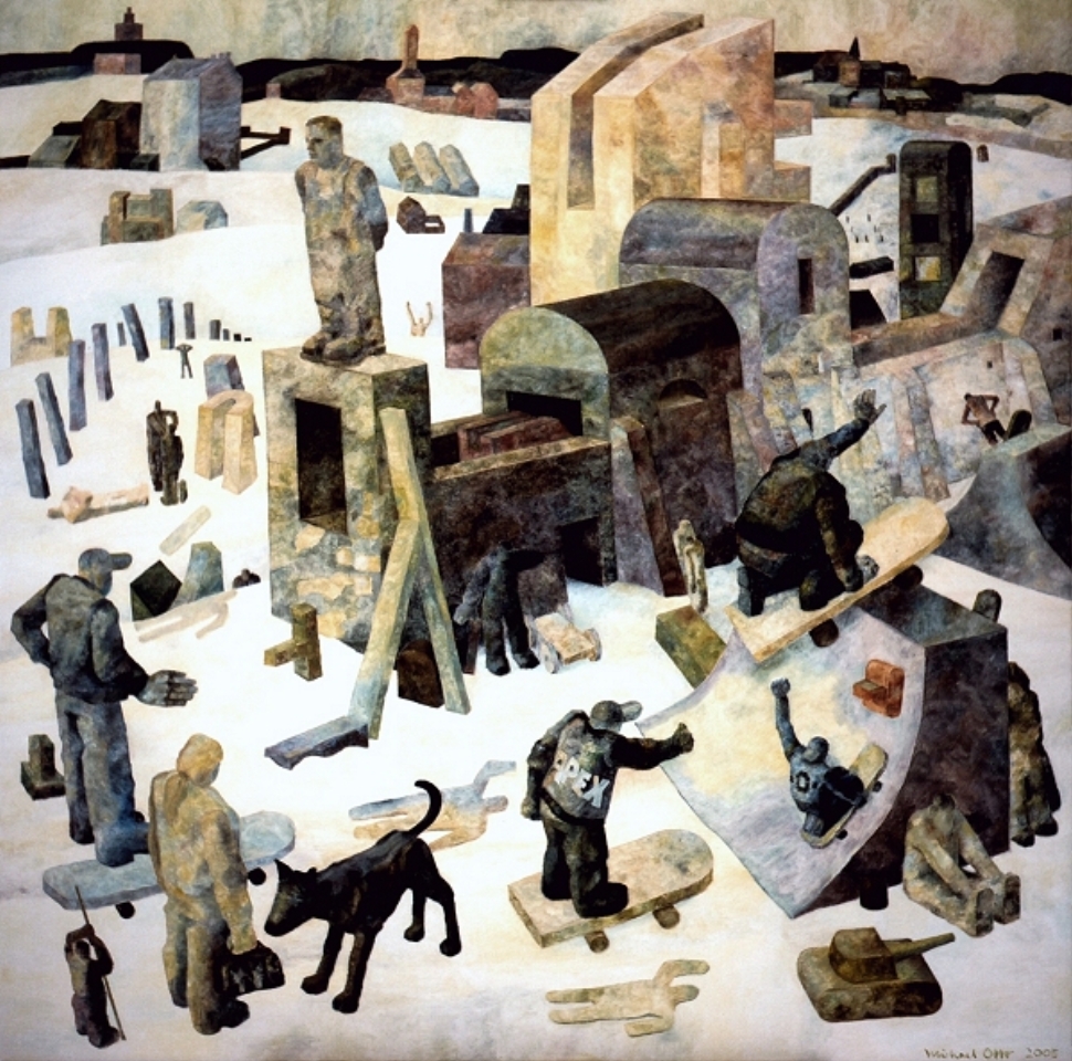 mo_2005_Apex_Oel_auf_Leinwand_160x160cm