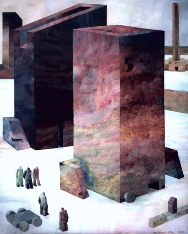 mo_2006-07_Forschungszentrum_Oel_auf_Leinwand_150x120cm